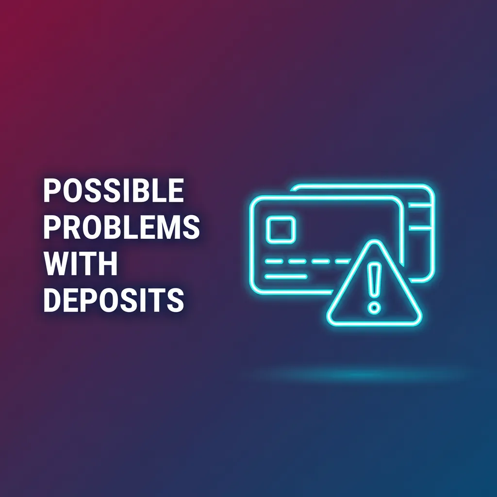Possible deposit problems and fixes: card declined, verification, 3D Secure, limits, e-wallet restrictions.