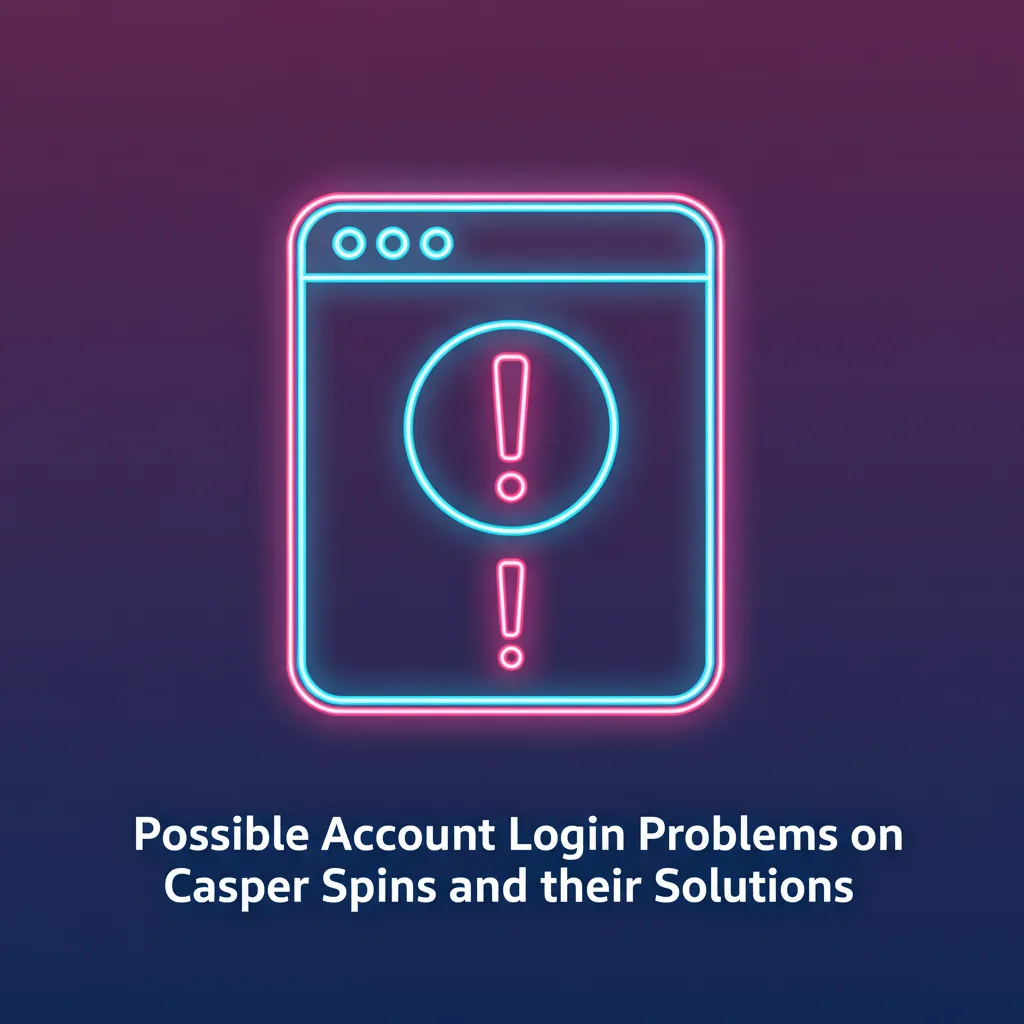 Casper Spins table listing login issues and solutions: wrong password, unrecognized email, missing 2FA, lockout, loading.
