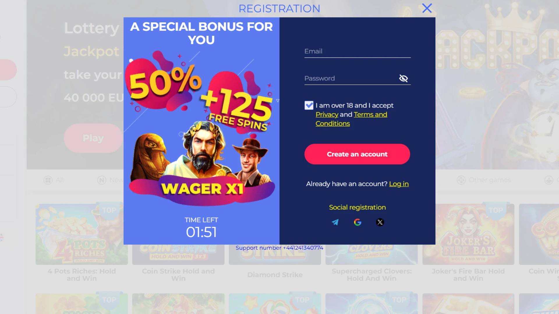 Sign up at Casper Spins Casino to access exclusive gaming features.